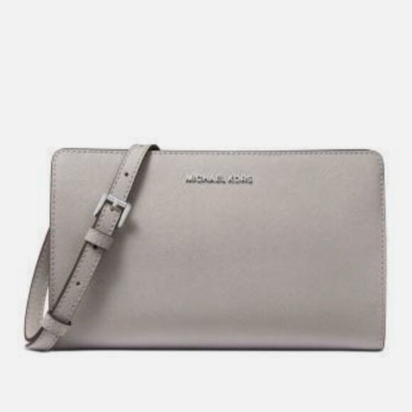 Michael Kors Gray Crossbody Bag with Adjustable Strap - Picture 1 of 4
